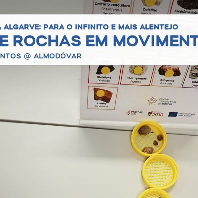 Centro Ciência Viva do Algarve no Instagram: "💧 Água e Rochas em Movimento: Saberes do Mar e da Terra - Sustentabilidade com Propósito 🌍No dia 24 de agosto, os participantes da escola EB1 de Almodôvar embarcaram numa viagem pelo mundo da água e das rochas